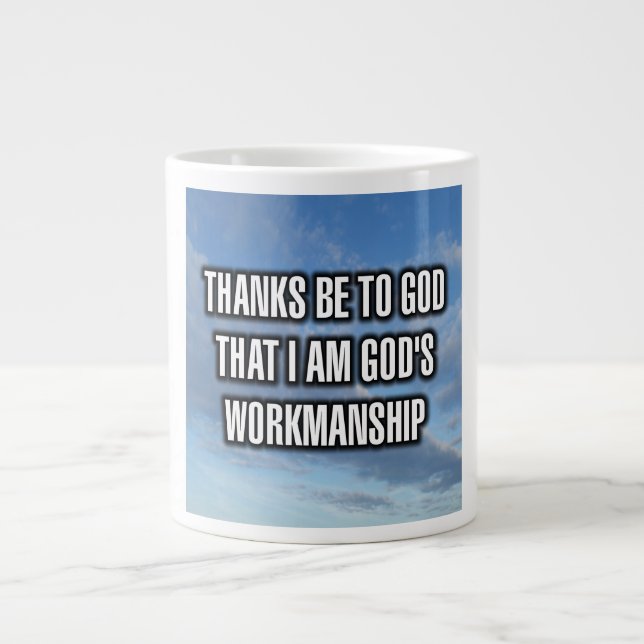 Merci Sois à Dieu que je suis la Mug de l'exécutio (Devant)