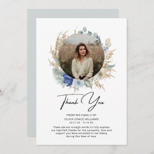 Merci Sympathie Photo Funérailles Bereavement