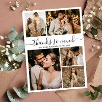 Merci tant de script Mariage de collage photo