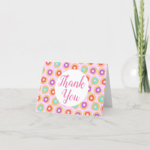 Merci tendance coloré de beignets glacés