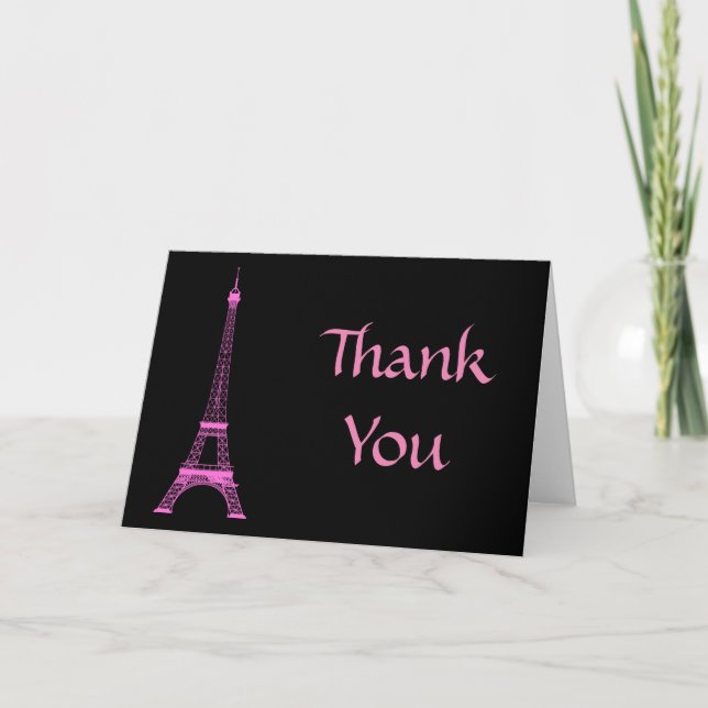 Merci Tour Eiffel Paris (Devant)