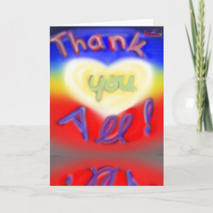 Merci tous les nuages de couleur baiser carte