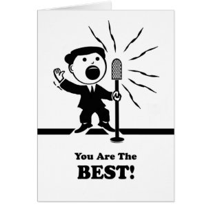 Merci, tu es le meilleur ! Annonceur rétro