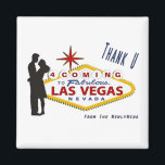 Merci U 4 venir à Las Vegas Magnet<br><div class="desc">Merci U 4 venir à Las Vegas Magnetfrom the Newlyweds</div>