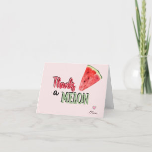 Merci un Melon Pastèque Anniversaire