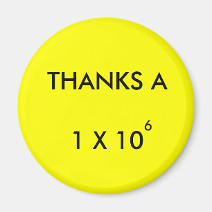 MERCI UN MILLION - aimant