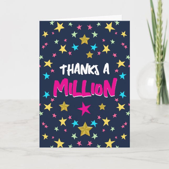 Merci un million de cartes Starry Appréciation Sal (Devant)