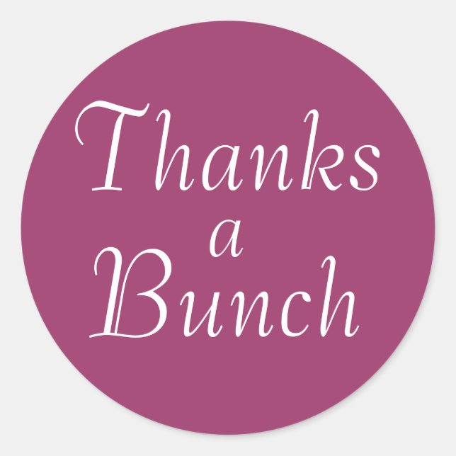 Merci un Stickers Bunch (Devant)