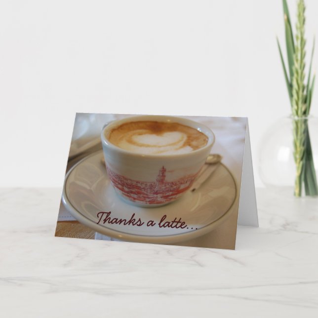 Merci une dernière carte de voeux d'appréciation (Devant)