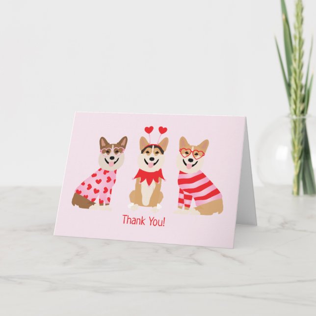 Merci Valentine Pembroke Welsh Corgi Chiens (Devant)