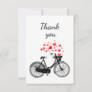 Merci Vélo Vintage Coeurs d'amour