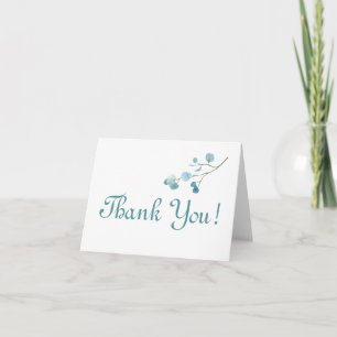 Merci ! Verdure d'eucalyptus sarcelle