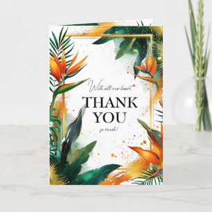 Merci vertical Oiseaux de Paradise Bliss