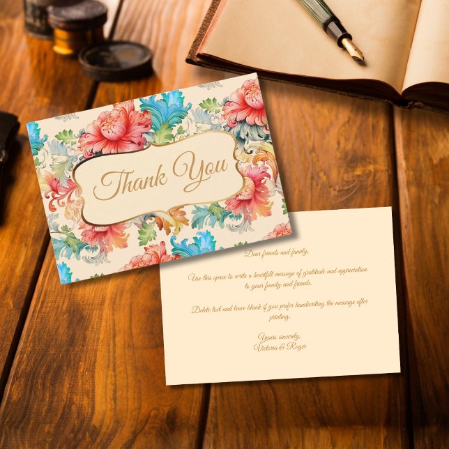 Merci victorien Vintage Floral (Créateur téléchargé)