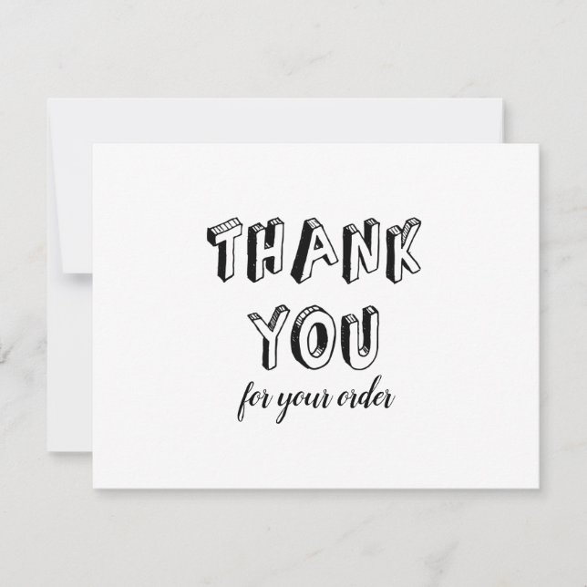 Merci vintage Pour Commandes (Devant)