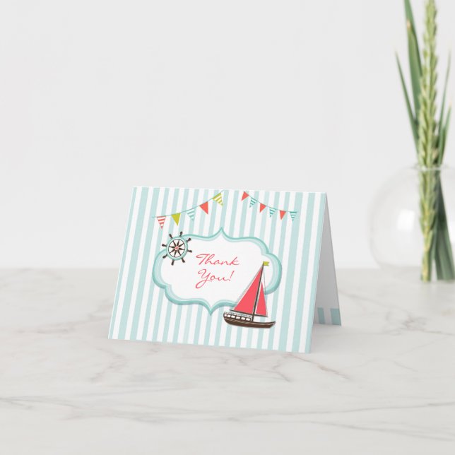 Merci voile Anniversaire Carte pliée (Devant)