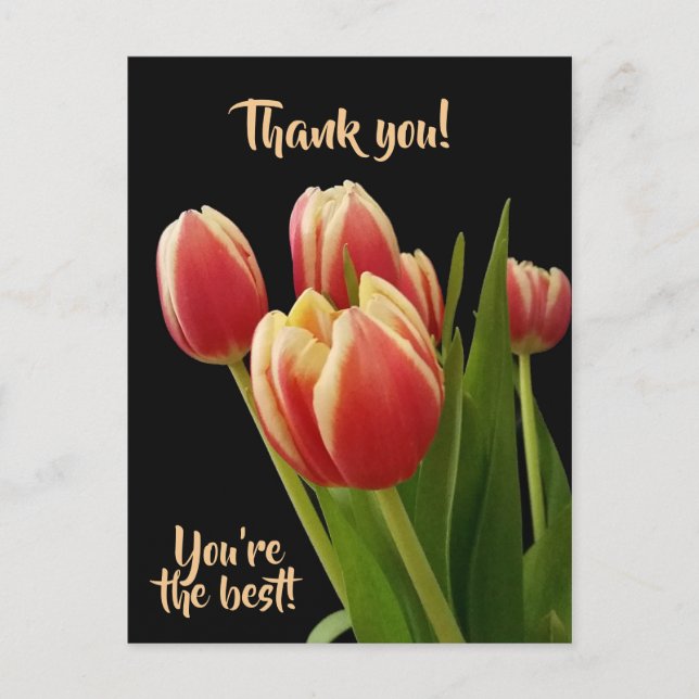 Merci, Vous êtes la meilleure carte postale avec d (Devant)