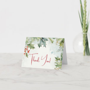 Merci Winter Holly et Berries