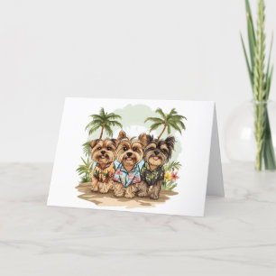 Merci Yorkshire Terrier Chiens Hawaiian Shirts