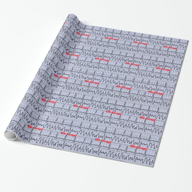 Merde drôle de papier d'emballage cadeau (Déroulé)