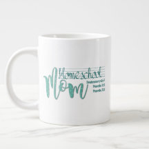 "Mère à l'école" JUMBO Mug avec Spurgeon Citation