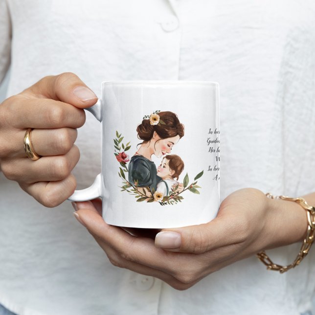 Mère Avec Bébé Garçon Café Mug Idée Cadeau Pour Ma (Créateur téléchargé)
