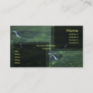 Mère Carte de visite de la nature
