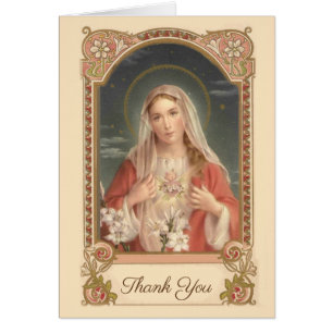 Mère catholique Mary Condolence Merci