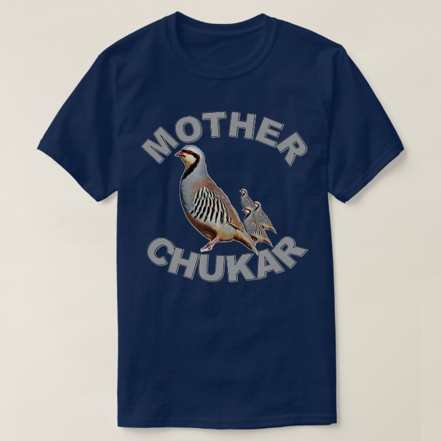Mère Chukar Drôle Chasse au jeu en haut des terres (Design devant)