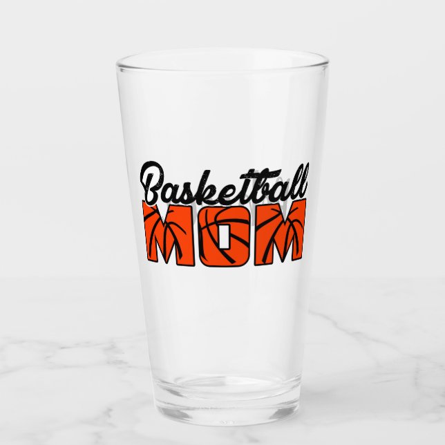 Mère de basket-ball et nom Verre (Devant)