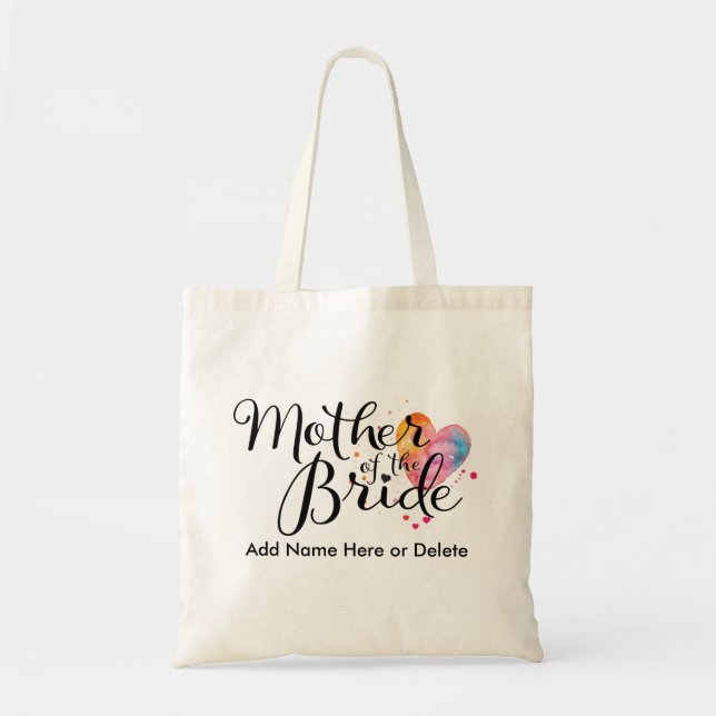 Mère de cadeau d'aquarelle de sac fourre-tout à (Devant)
