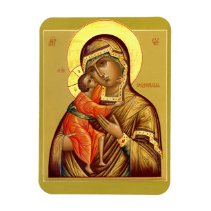 Mère de Dieu Feodorovskaya—Icon Magnet