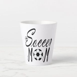 Mère de football Latte Coffee Mugs