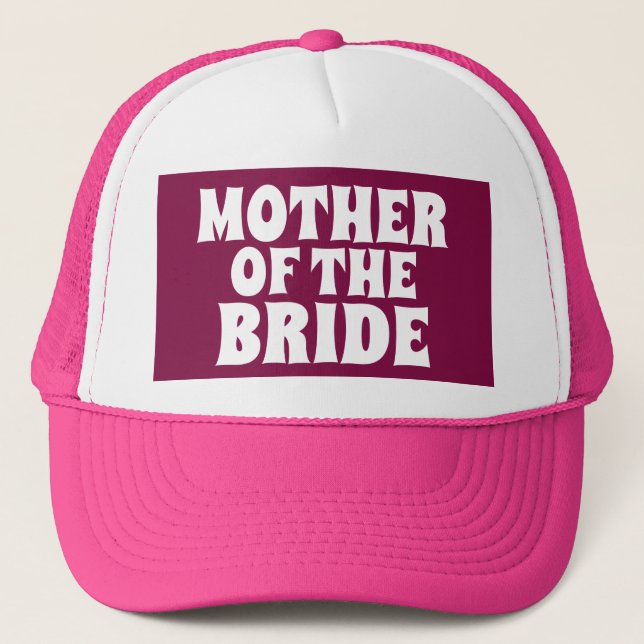 MÈRE DE LA BRIDE MARIAGE PINK BALL CASQUETTES CASQ (Devant)