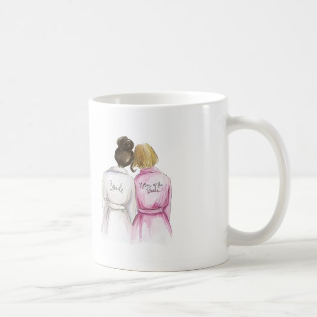 Mère de la maman de Merci de tasse de jeune mariée (Droite)