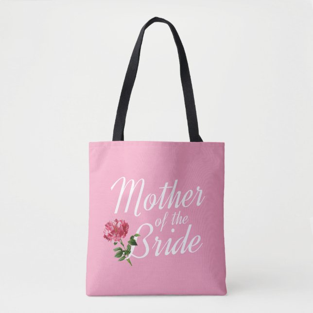 Mère de la Mariée Calligraphie de mariage | Sac fo (Devant)