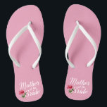 Mère de la Mariée Calligraphie Tongs de Mariage<br><div class="desc">Pour une personnalisation plus poussée, veuillez cliquer sur le bouton "Personnaliser" et utiliser notre outil de conception pour modifier ce modèle. Si les options sont disponibles, vous pouvez modifier le texte et l'image en cliquant simplement sur "Modifier/Supprimer le texte ou l'image ici" et ajouter les vôtres. Si vous souhaitez ajouter...</div>