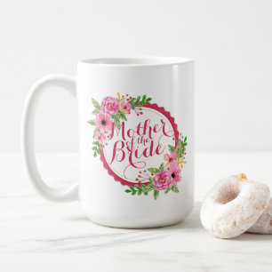 Mère de la mariée Floral Mariage classique Mug