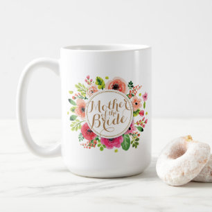 Mère de la mariée Floral Mariage classique Mug