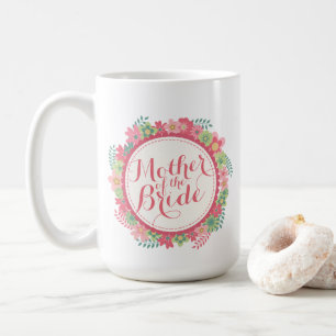 Mère de la mariée Floral Mariage classique Mug