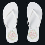 Mère de la mariée Flore Mariage tongs<br><div class="desc">Pour plus de personnalisation,  cliquez sur le bouton "Customiser" et utilisez notre outil de conception pour modifier ce modèle. Si les options sont disponibles,  vous pouvez modifier le texte et l'image en cliquant simplement sur "Modifier/Supprimer le texte ou l'image ici" et ajouter le vôtre. Conçu par Freepik.</div>