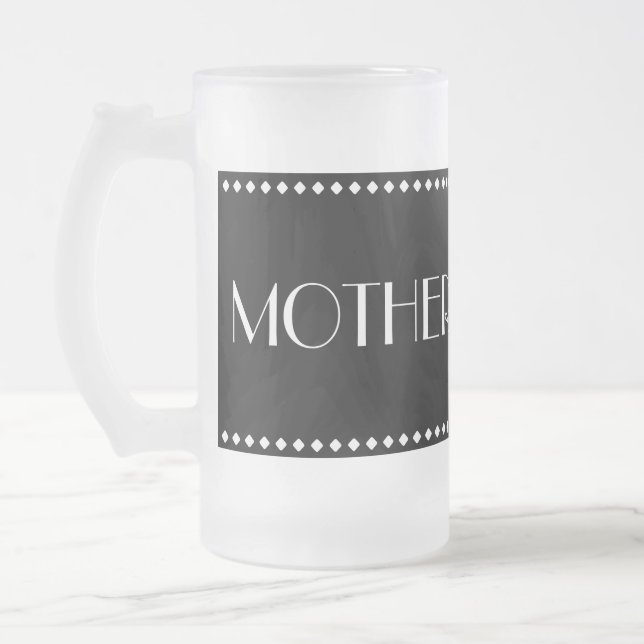 Mère de la mariée givrée Mug (Gauche)
