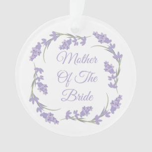 Mère de la mariée Lavender Floral Wreath