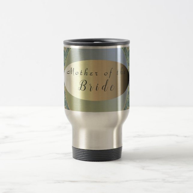 "Mère de la mariée" Mariage Fête Voyage Mug (Centre)