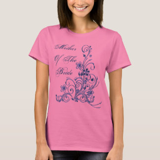 Mère De La Mariée T-Shirt : Sky Blue Elegance