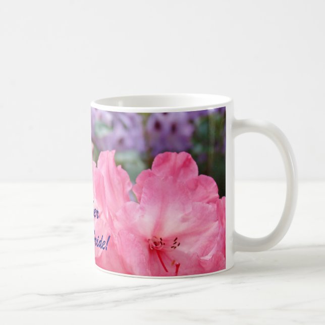 Mère de la mariée ! Tasse à café mug Rose Rhodies (Droite)