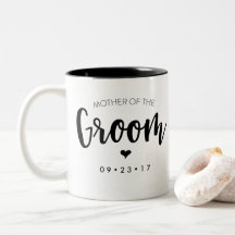 Mère de la Mug de la Groom Personnalisez votre dat