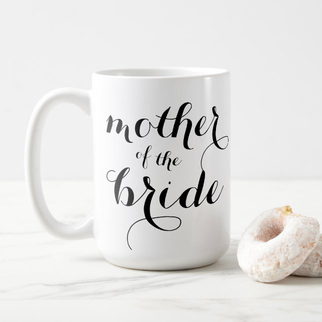 Mère de la tasse de jeune mariée (Avec donut)