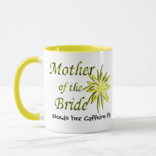 Mère de la tasse de jeune mariée
