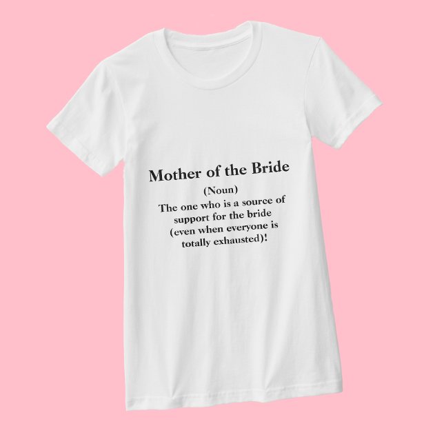 Mère de l'épouse T-shirt — Mariage de définition (Créateur téléchargé)